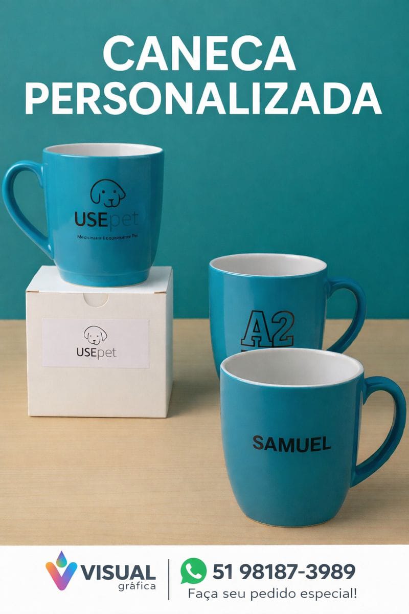 Caneca personalizada com logo